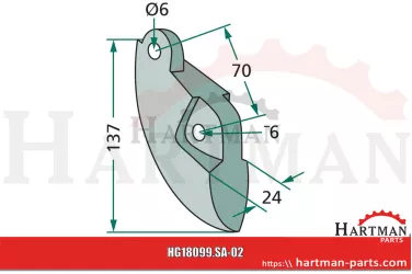 Redlica siewnika A 9002