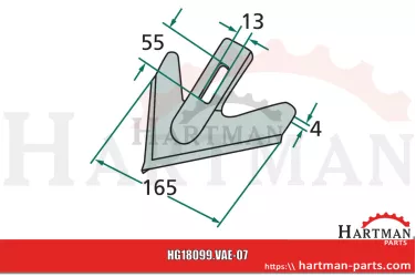 Zgarniacz do RD 307002, 307002-1, 307003-1