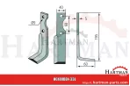 Nóż glebogryzarki lewy Z4 - 6CM005