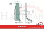 Nóż wygięty lewy KB-001-006