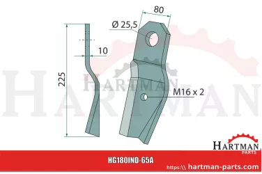 Nóż do mulczowania 690610