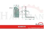 Nóż kątowy lewy 036395.0