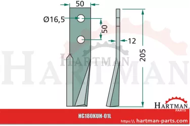 Nóż wirnika lewy 51916600