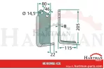 Nóż kątowy lewy 30412, B3, B4, B14