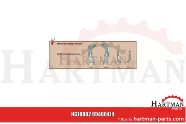 Nóż kątowy prawy M19100421R, 19100421