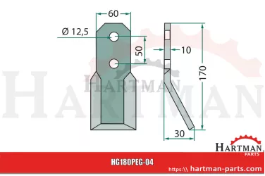 Nóż rotacyjny LB 5329