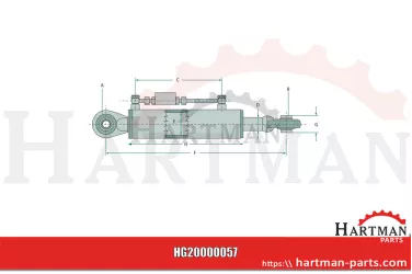 Łącznik górny hydrauliczny blokada górna