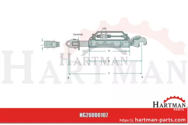 Łącznik górny hydrauliczny