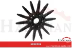 Formowanie wtryskowe gwiazdy palca Ø 250 schwarz-mittelhart K.FH 99202