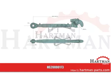 Łącznik górny mechaniczny 3615052M4,02