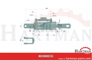 Ramię podnośnika hydraulicznego