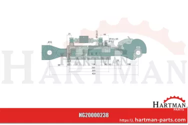 Łącznik górny hydrauliczny