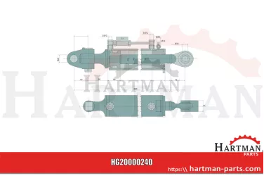 Łącznik górny hydrauliczny