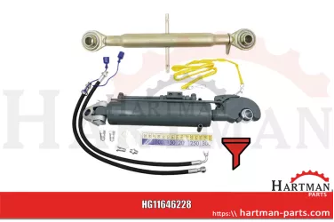 Łącznik górny hydrauliczny z regulacją, z gwintowanym trzpieniem M36 x