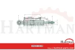 Łącznik górny hydrauliczny z regulacją, z gwintowanym trzpieniem M36 x