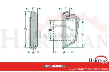 Zawleczka-klips 06404012