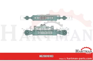 Łącznik górny hydrauliczny Eco-Line, kat. 1 20010103
