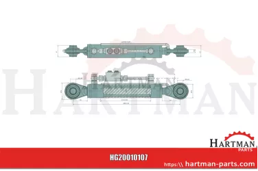 Łącznik górny hydrauliczny Eco-Line, kat. 2 20010107