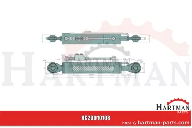 Łącznik górny hydrauliczny Eco-Line, kat. 2 20010108