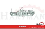 Łącznik górny hydrauliczny blokada górna