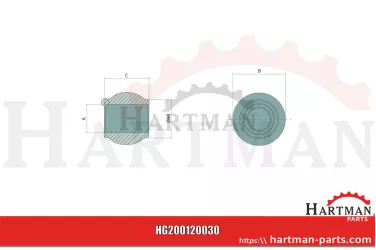 Kula łącznika górnego Heavy Duty kategoria 3