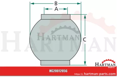 Kula łącznika górnego kat. 1 / 2