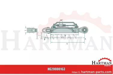 Łącznik górny hydrauliczny