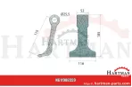 Bijak mulczera powlekany TX136276