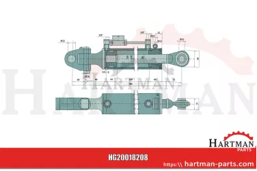 Łącznik górny hydrauliczny