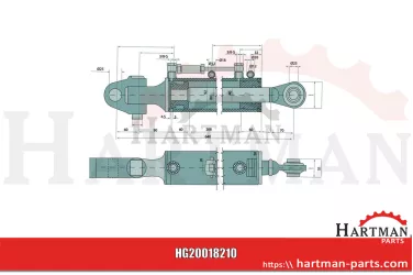 Łącznik górny hydrauliczny