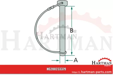 Zawleczka rurowa zabezpieczająca 233385