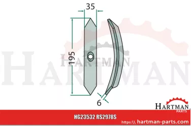 Redlica kultywatora ZN339