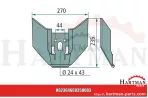 Redlica skrzydełkowa 270 x 10 mm G0350003