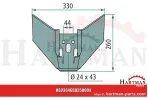 Redlica skrzydełkowa 330 x 10 mm G0350004