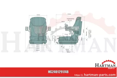 Siedzenie kompaktowe Primo Professional MSG75GL511 1291748