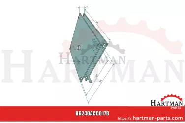 Płyta obrotowa obracana o 360°, do doposażenia