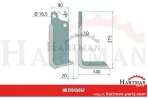 Fräsmesser links, beschichtet M09400425R, 09400425