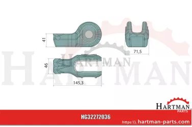 Bijak do narzędzi 2 końcówki, MSA26 twin hammer BFS26