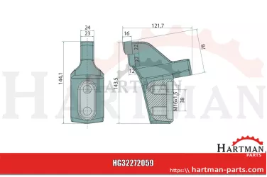 Młotek narzędziowy 2 końcówki, wersja A+HD 112800014-K