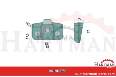 Płytka skrawająca MS02 - typ 2 M85600010