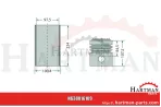 Zestaw naprawczy silnika 3 pierścienie, Ø 97,5 mm sworzeń Ø 36 x 82,5