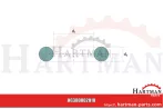 Pierścień korkowy dla wału sprężarki, 20,83 x 31,75 x 8,13 mm 81806277