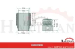 Zestaw naprawczy silnika 3 pierścienie, Ø 105 mm Ø sworznia 35 x 86 mm