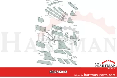 Streichblechstr. 4 BS42 RE 985x10x120 prawa, nr 4 34410068, 3444042,34
