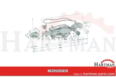 Łącznik górny hydrauliczny 1203020