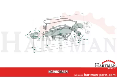 Łącznik górny hydrauliczny 1203021