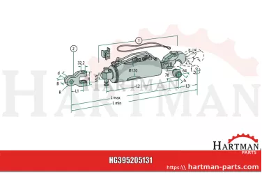 Łącznik górny hydrauliczny 1205131