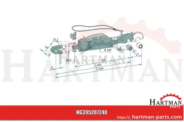 Łącznik górny hydrauliczny 1207241