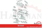Listwa odkładnicy lewa, nr 3 3444035,3444035