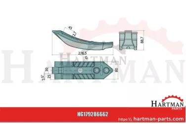 Dziób redlicy H2220761, H2220760